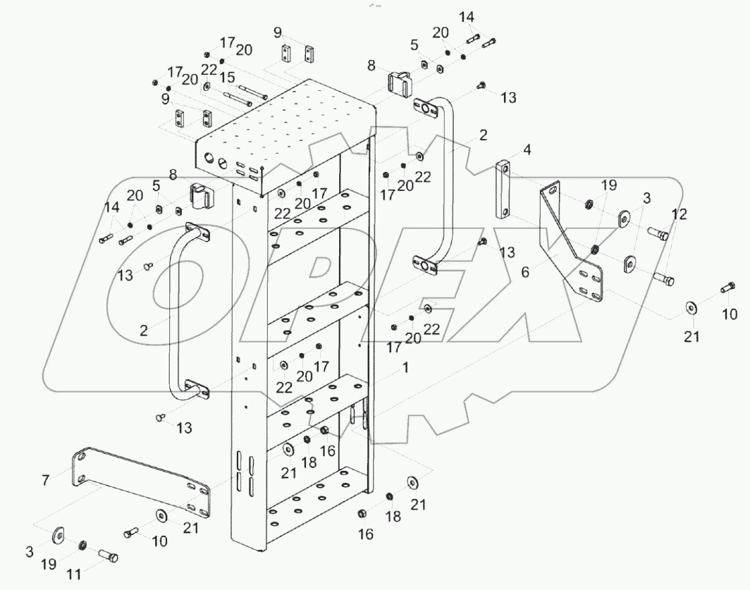  Установка трапа КС-150С-2-0134250