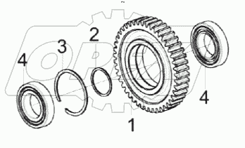  Шестерня КЗК-12-0114010