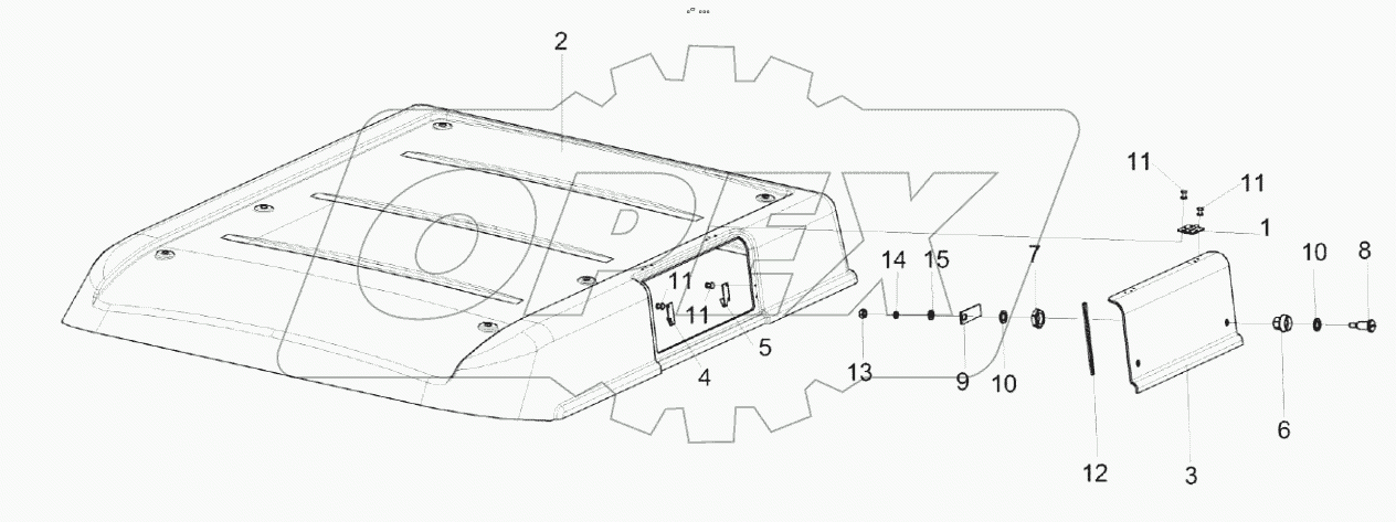  Крыша КС-100-0120140-01