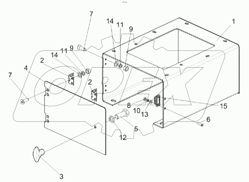 Кронштейн КЗК-12-0119300