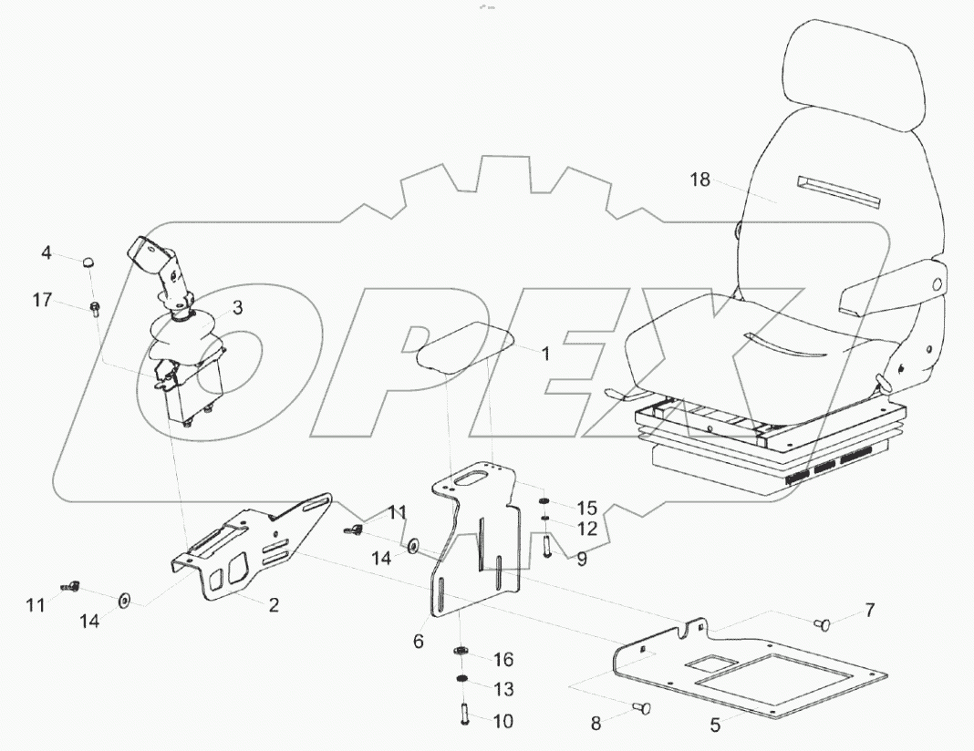  Сиденье КС-150С-0119050