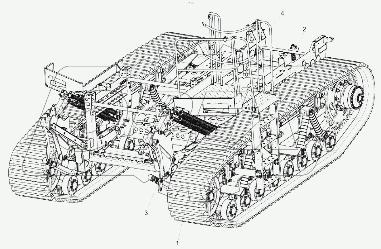  Шасси КС-150С-2-0100010