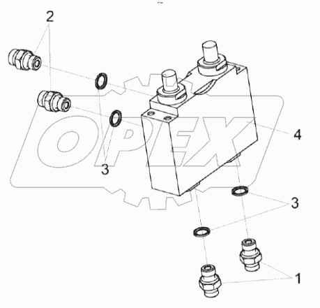  Гидроблок управления КС-150С-0601310