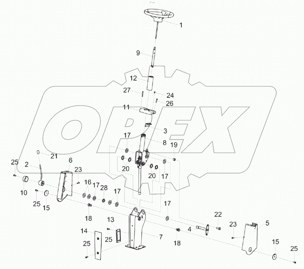  Рулевая колонка КС-150С-0119230