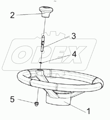  Колесо рулевое КЗК-12-0122300