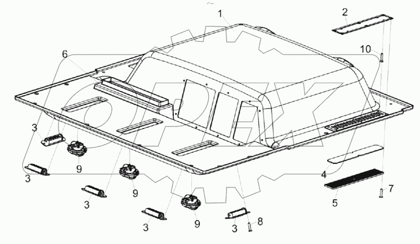  Облицовка КЗК-5-0120420-01