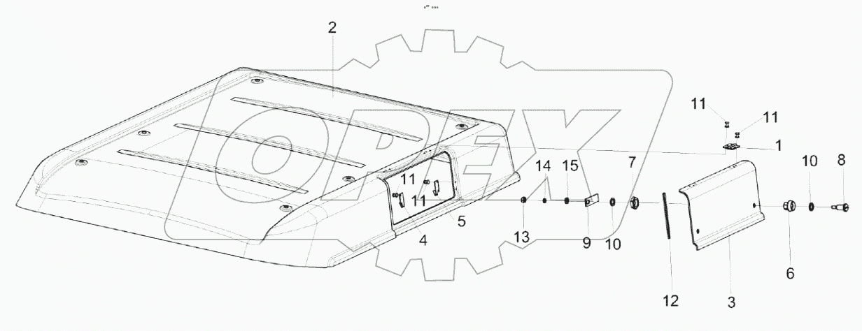  Крыша КС-100-0120140-01