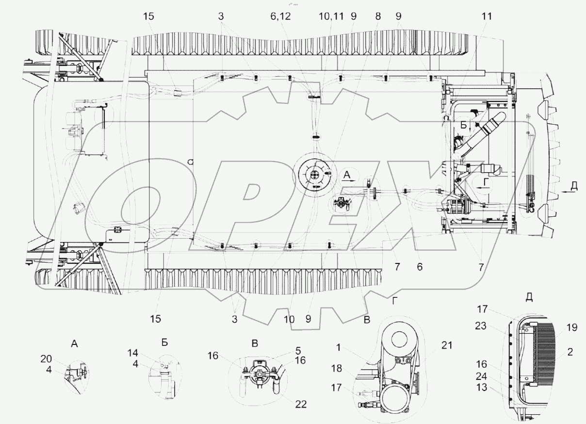  Установка оборудования кондиционера КС-150С-0121010