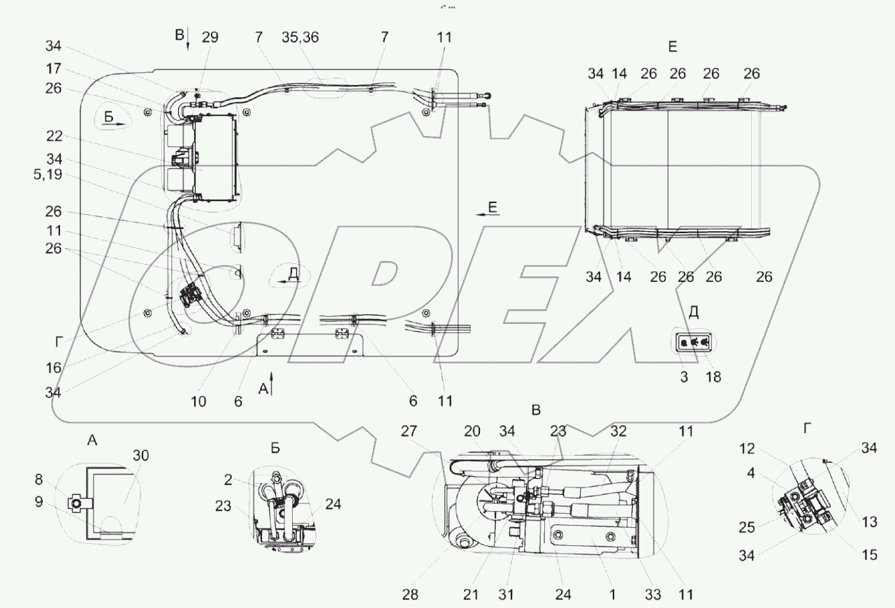  Установка испарителя КС-150С-0121020