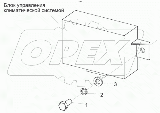  Установка блока управления КВК-6-0121100