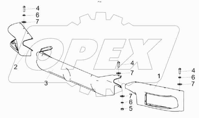  Установка бампера КС-150С-2-0141000