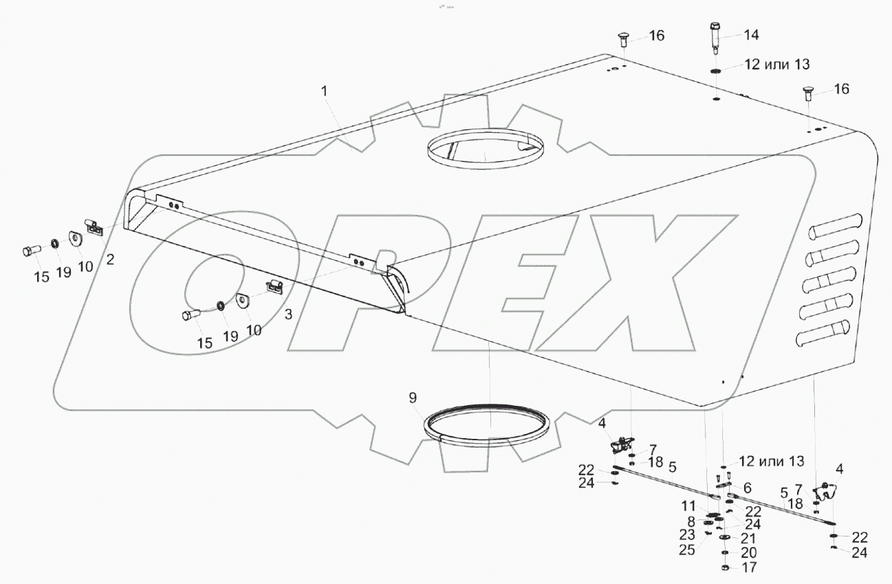  Капот КС-150С-0128030