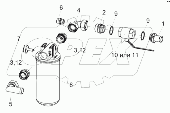 Фильтр всасывающий КС-200-0604330Э1