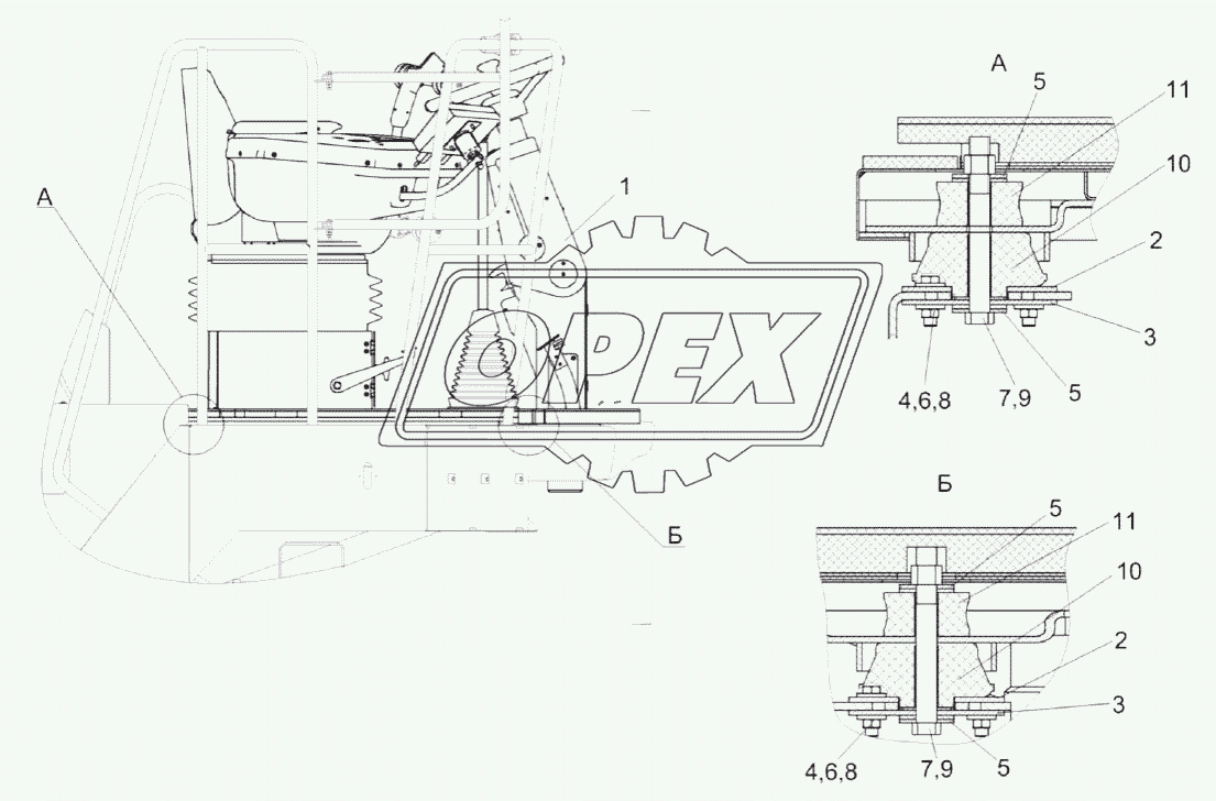 Установка площадки управления КС-200-0119100Э1