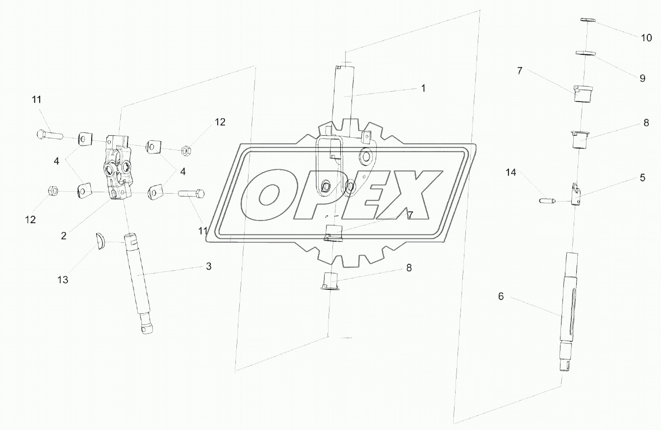 Привод управления КЗС 0119600