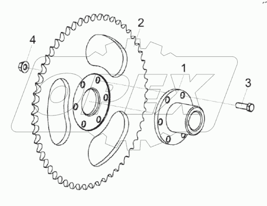  Звездочка КС-200-1203260