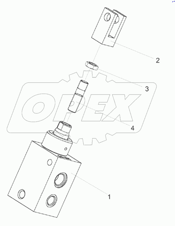  Гидроцилиндр КС-200-1200210