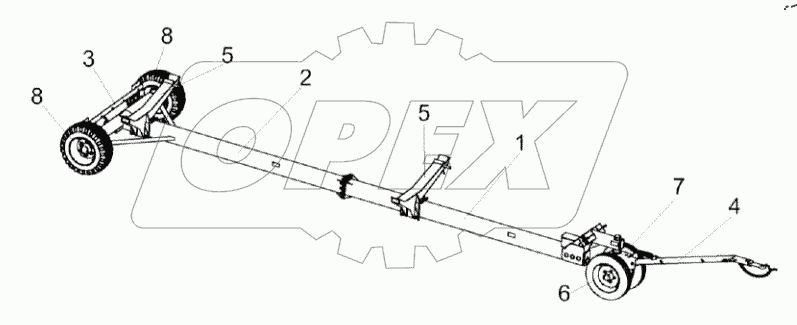  Тележка транспортная КС-200-1290050
