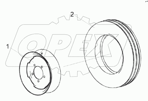  Колесо КЗР 1590100