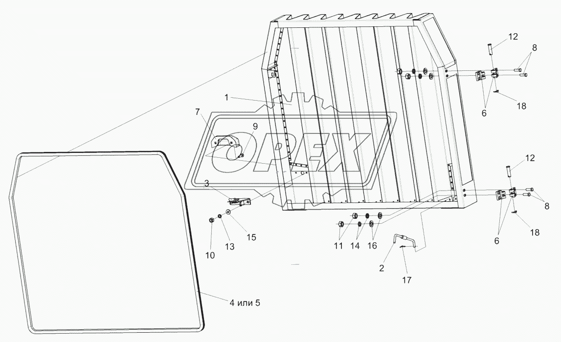 Воздухозаборник КГС 0128100