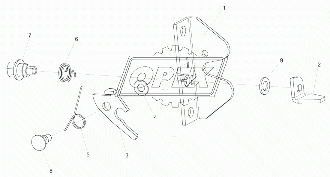 Замок КВС-1-0160240