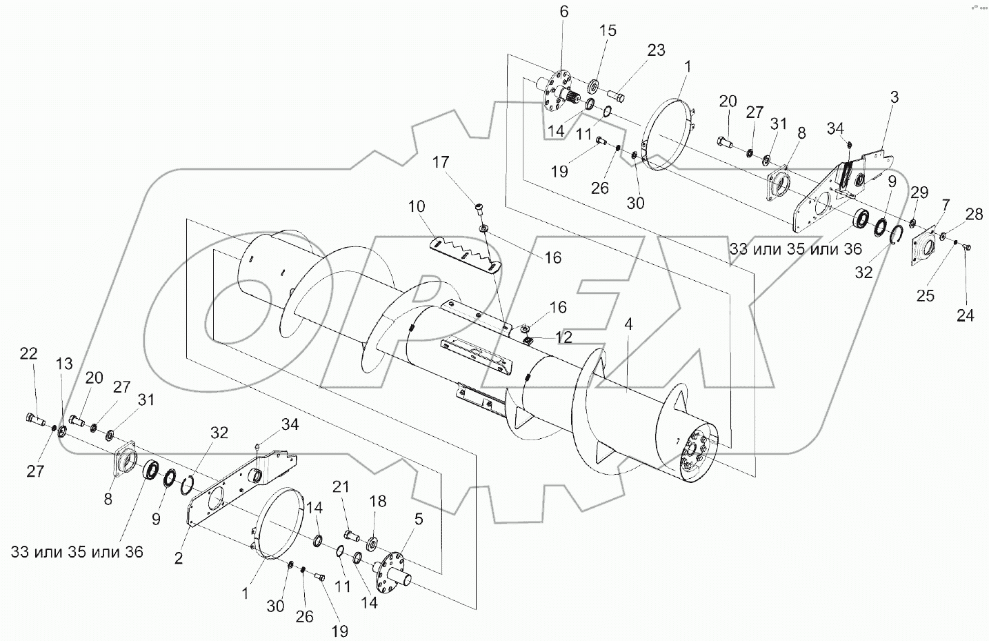 Шнек КВК-1-0902000