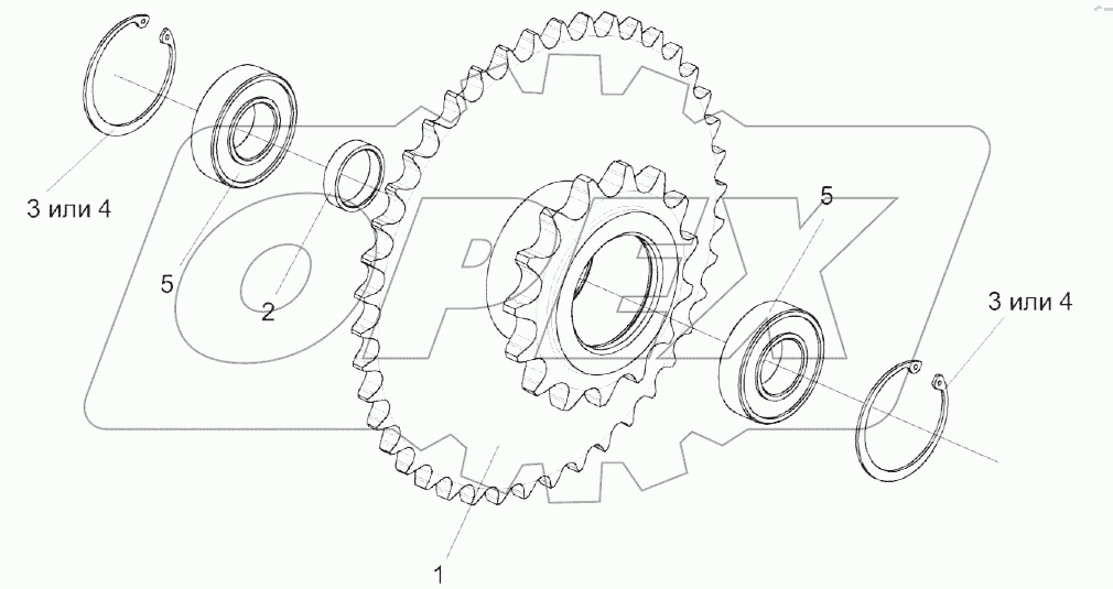 Звездочка КВК 0900100