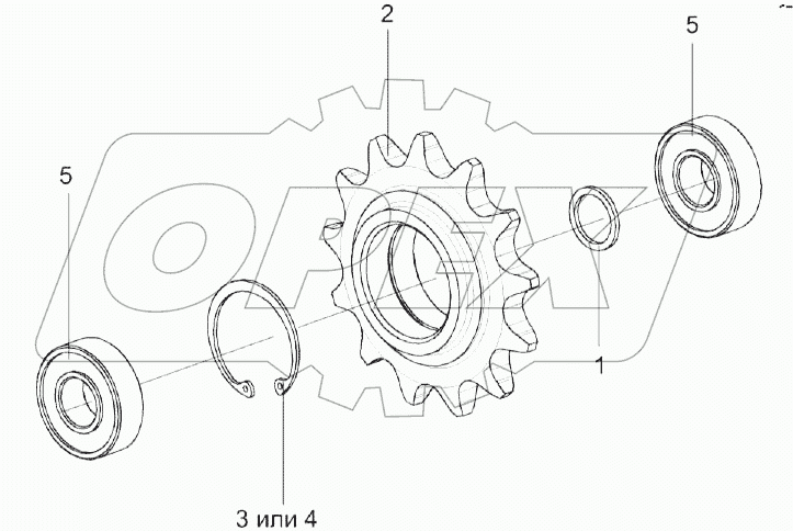 Звездочка КВС-4-3900410