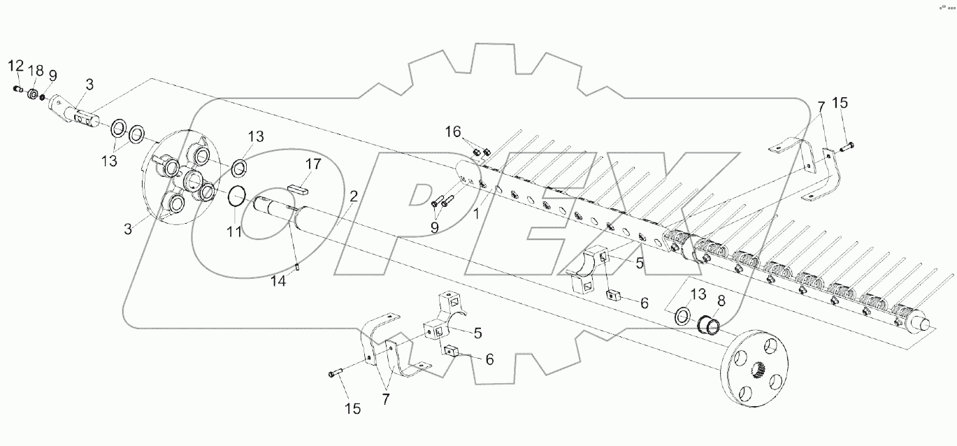 Устройство подбирающее КВК-1-0903000