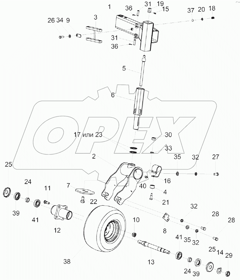 Колесо флюгерное КВС-4-4950000-01