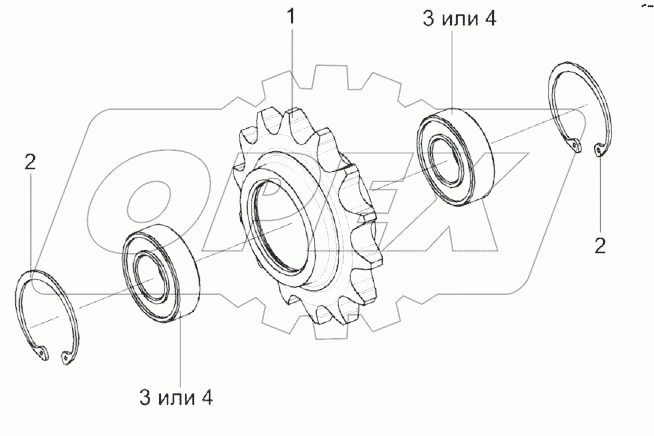 Звездочка ПКК 0356000