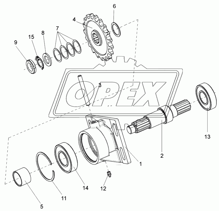 Контрпривод КВС-1-0111170