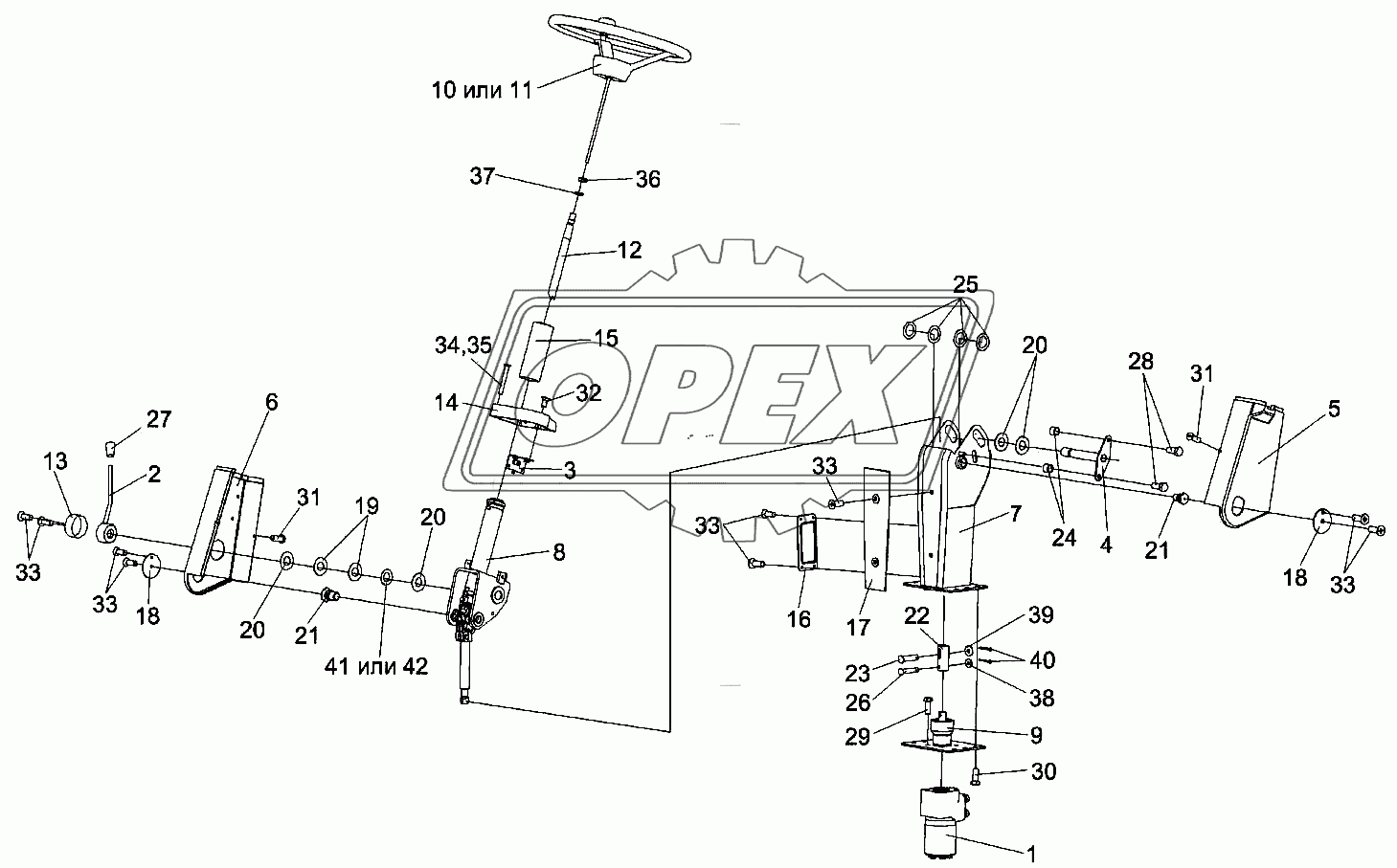 Рулевая колонка КВС-1-0129230