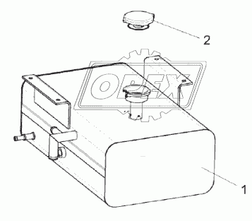Бачок расширительный КВС-2-0154000Б
