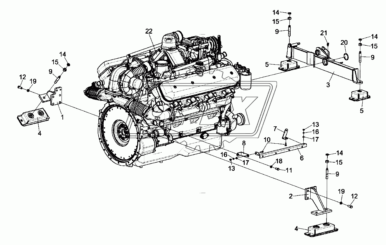 Двигатель КВС-7-0150010 (лист 3)