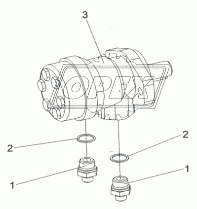 Гидромотор силосопровода КВС-1-0602970
