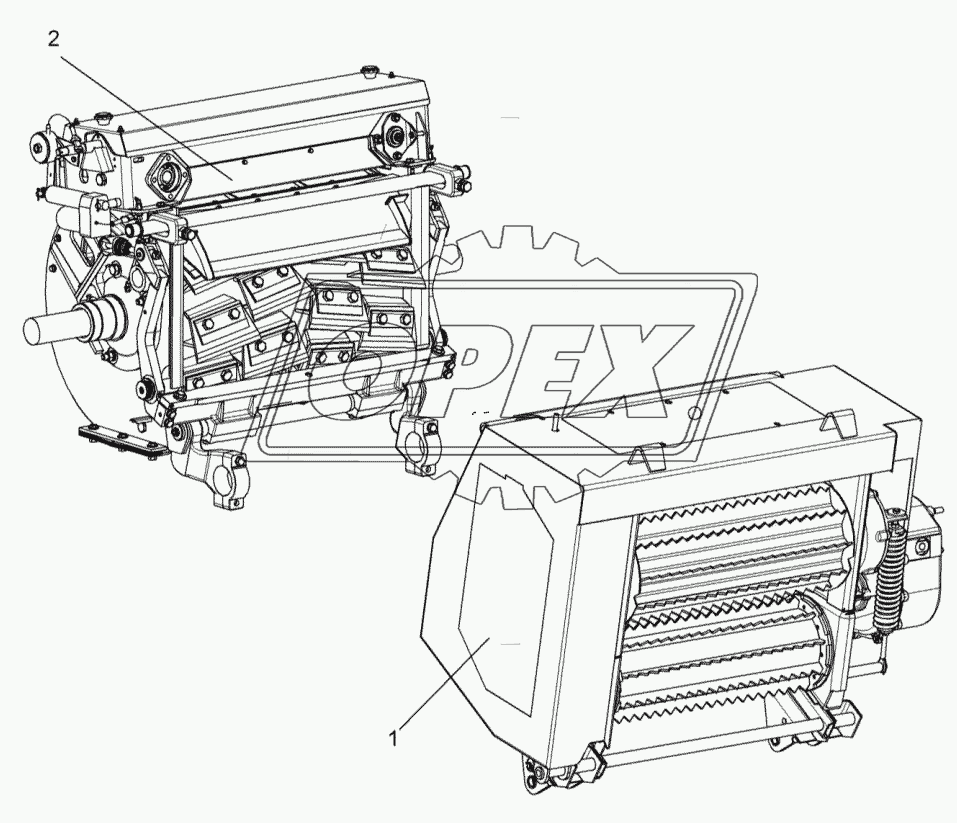 Аппарат питающе-измельчающий КВС-2-0110000A