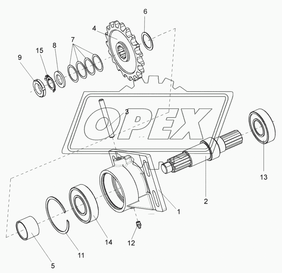 Контрпривод КВС-1-0111170