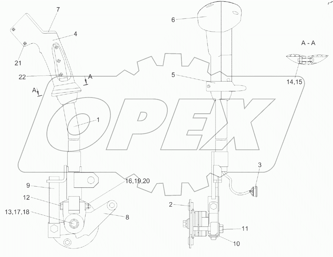  Привод КВС-5-0129550