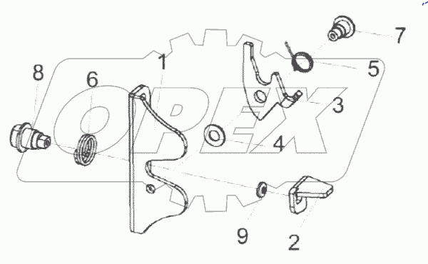  Замок КВС-1-0160240