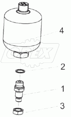  Пневмогидроаккумулятор КВК 0602410