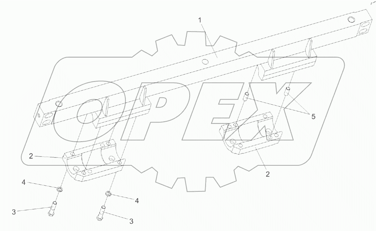  Подбрусник КВС-2-0117050А