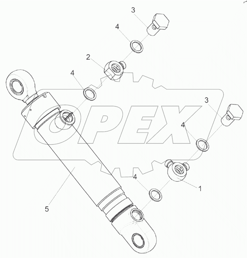 Гидроцилиндр КВС-2-0602500