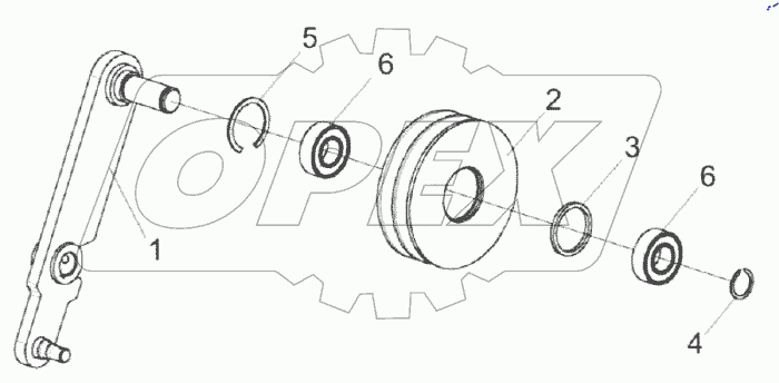  Рычаг КВС-7-0150120
