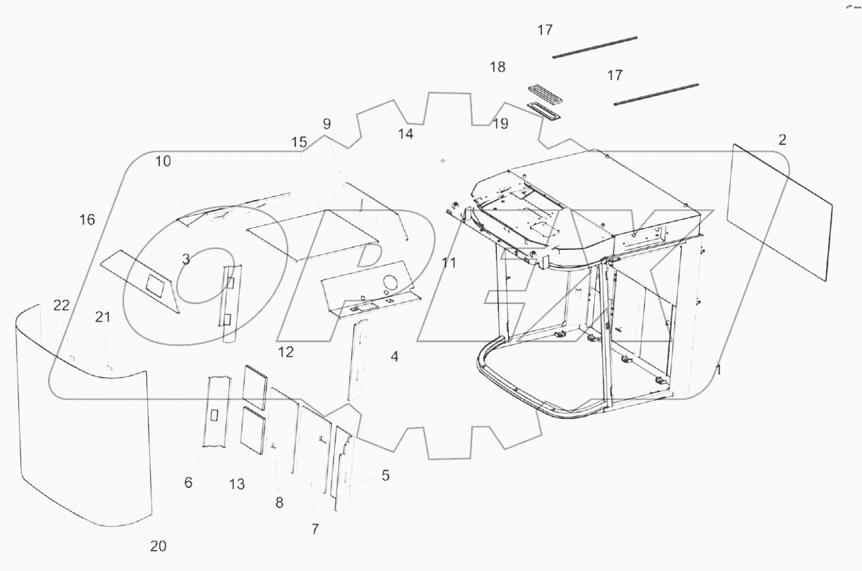  Каркас КВС-2-0122010