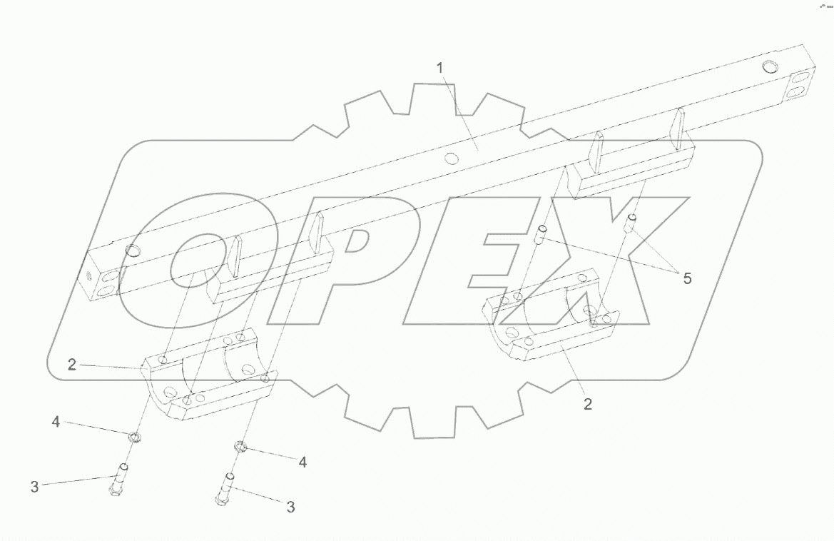  Подбрусник КВС-2-0117050А