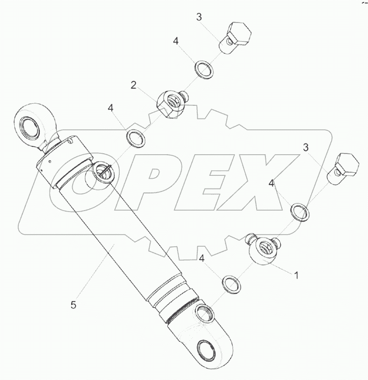  Гидроцилиндр КВС-2-0602500