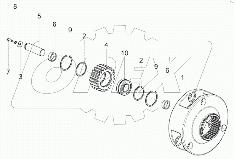  Водило УЭС-16-0107230