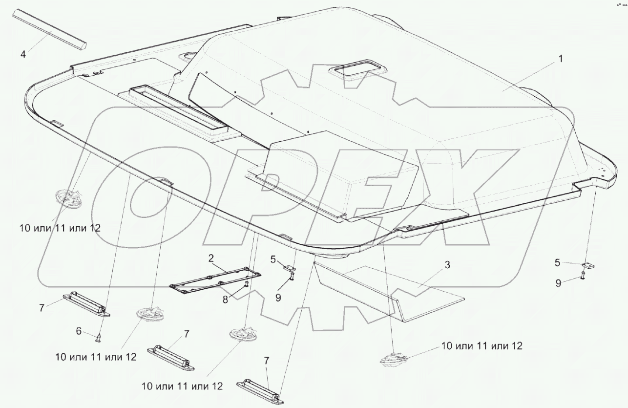  Облицовка КВК 0120540-01