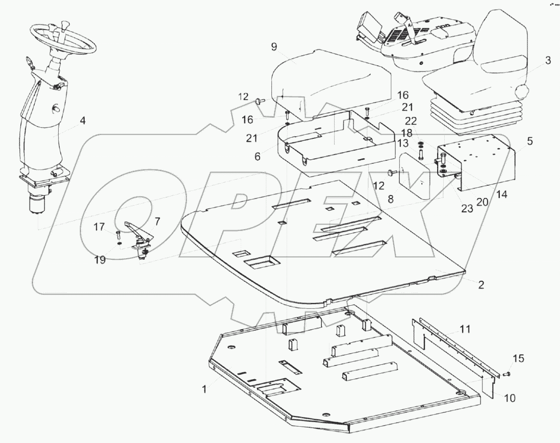  Площадка управления КВК 0129000В